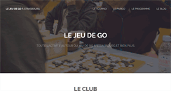 Desktop Screenshot of gostrasbourg.fr